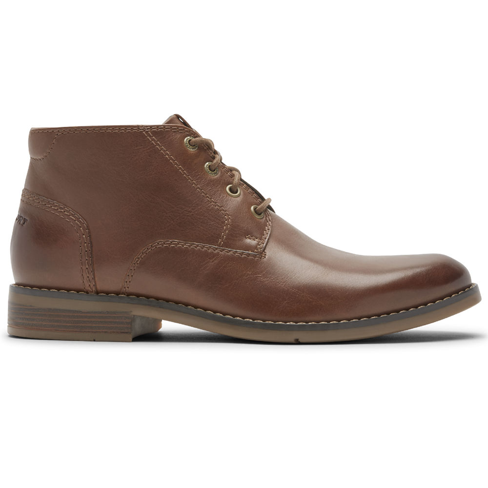 Rockport Boots For Mens Brown - Colden Chukka - ES6572108